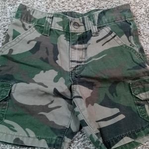 Boys camo shorts